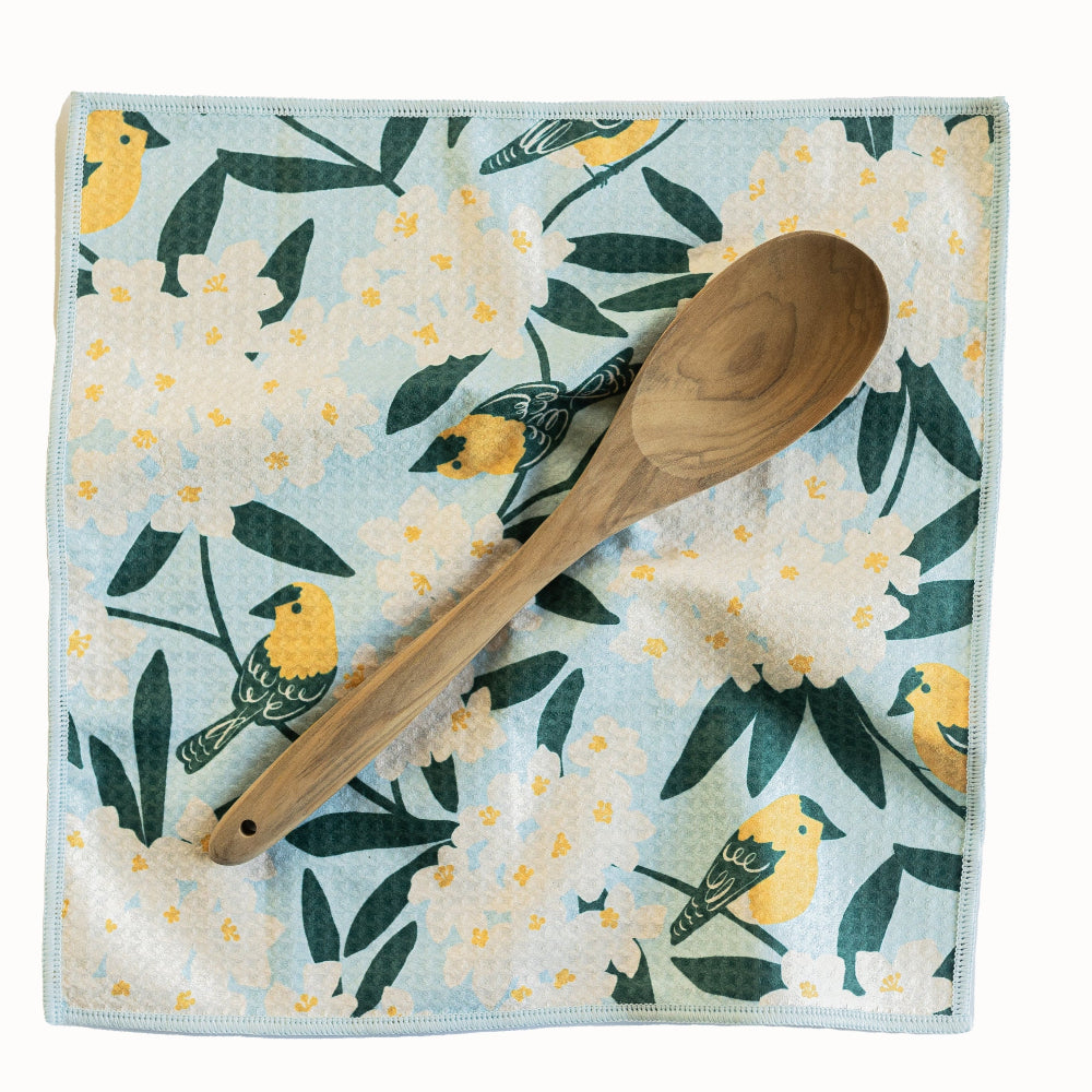 Mighty Mini Towel (Set of 3) Reversible - Nuthatch Birdsong