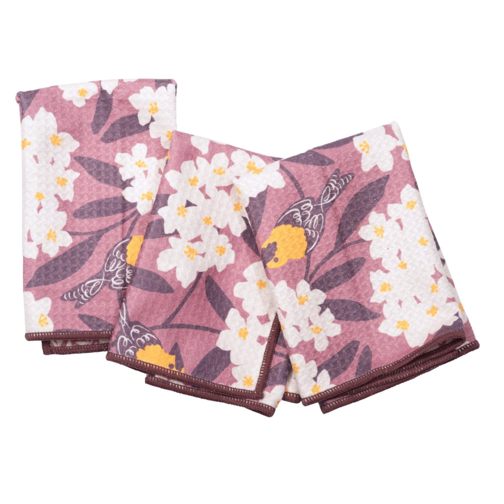 Mighty Mini Towel (Set of 3) Reversible - Nuthatch Birdsong