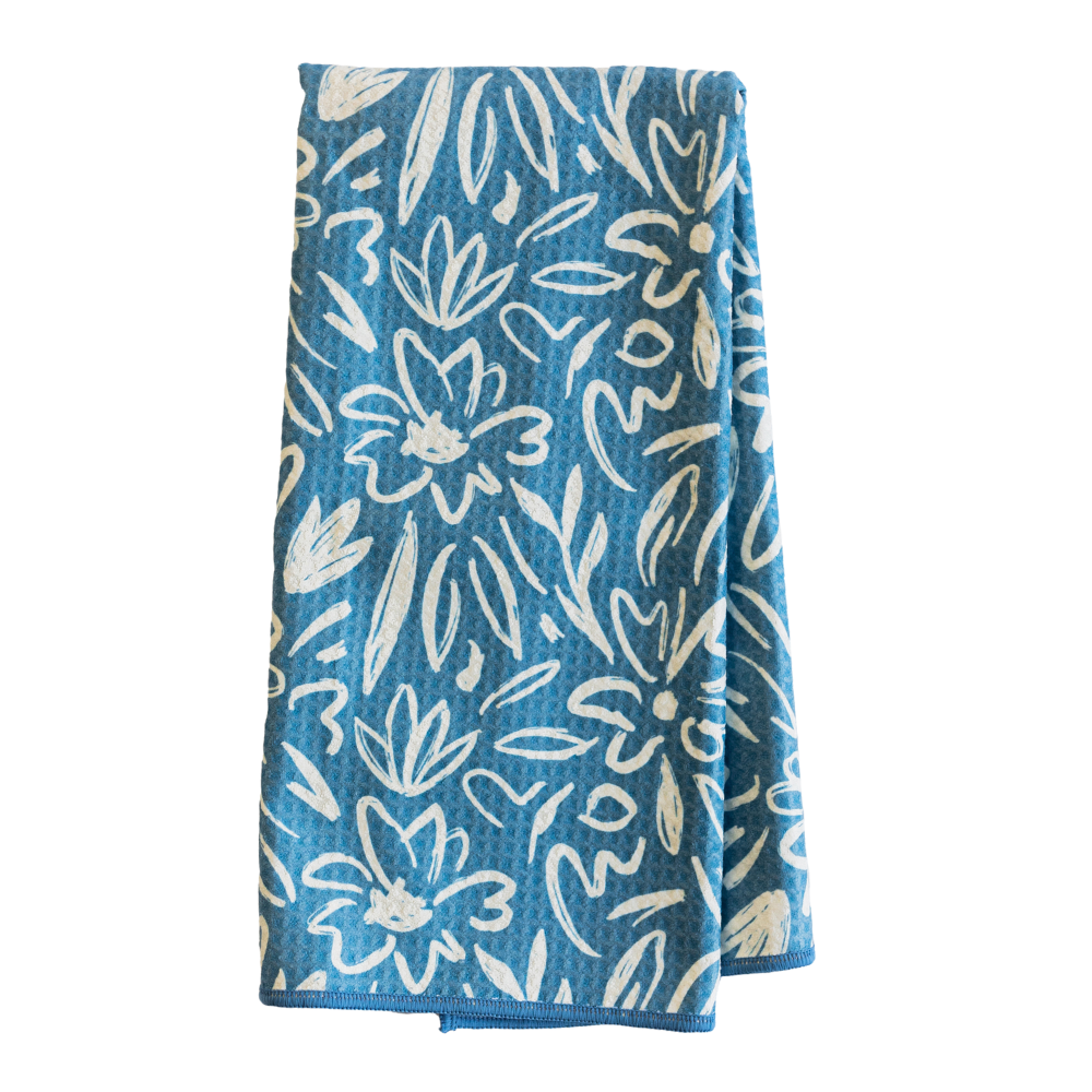 Anywhere Towel - Bloom Kitchen Towels Once Again Home Co. Blue  
