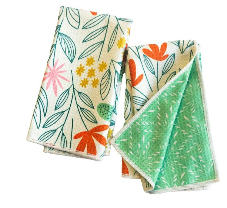 Biggie Towel (set of 2) - RJW New Bloom Table Linens Once Again Home Co. Papyrus Cream  