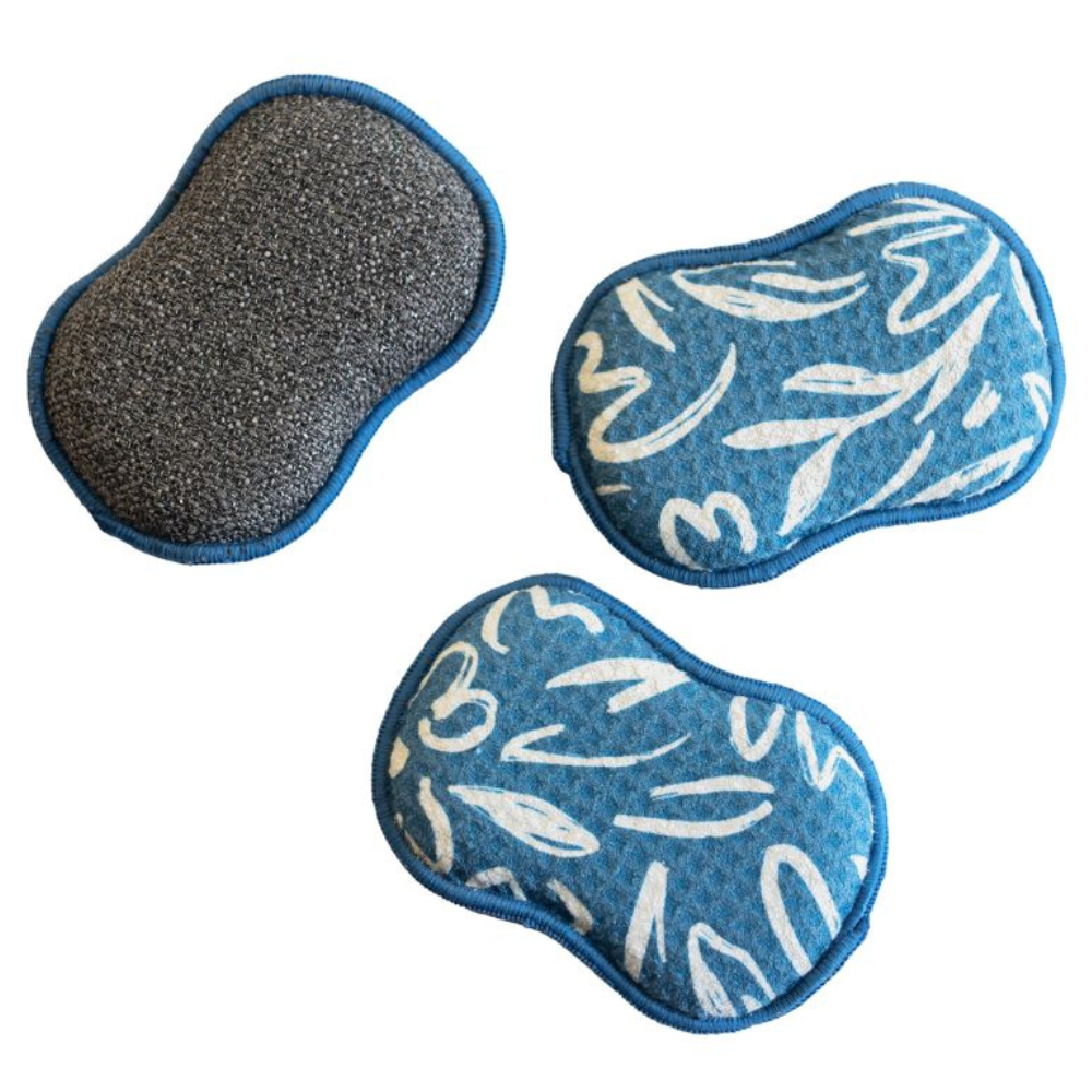 RE:usable Sponges (Set of 3) - Bloom Sponges &amp; Scouring Pads Once Again Home Co.   