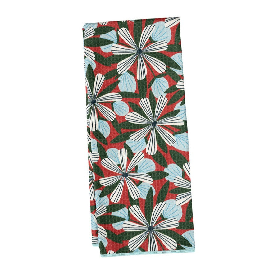 Anywhere Towel -  RJW Bouquet Kitchen Towels Once Again Home Co. Red  