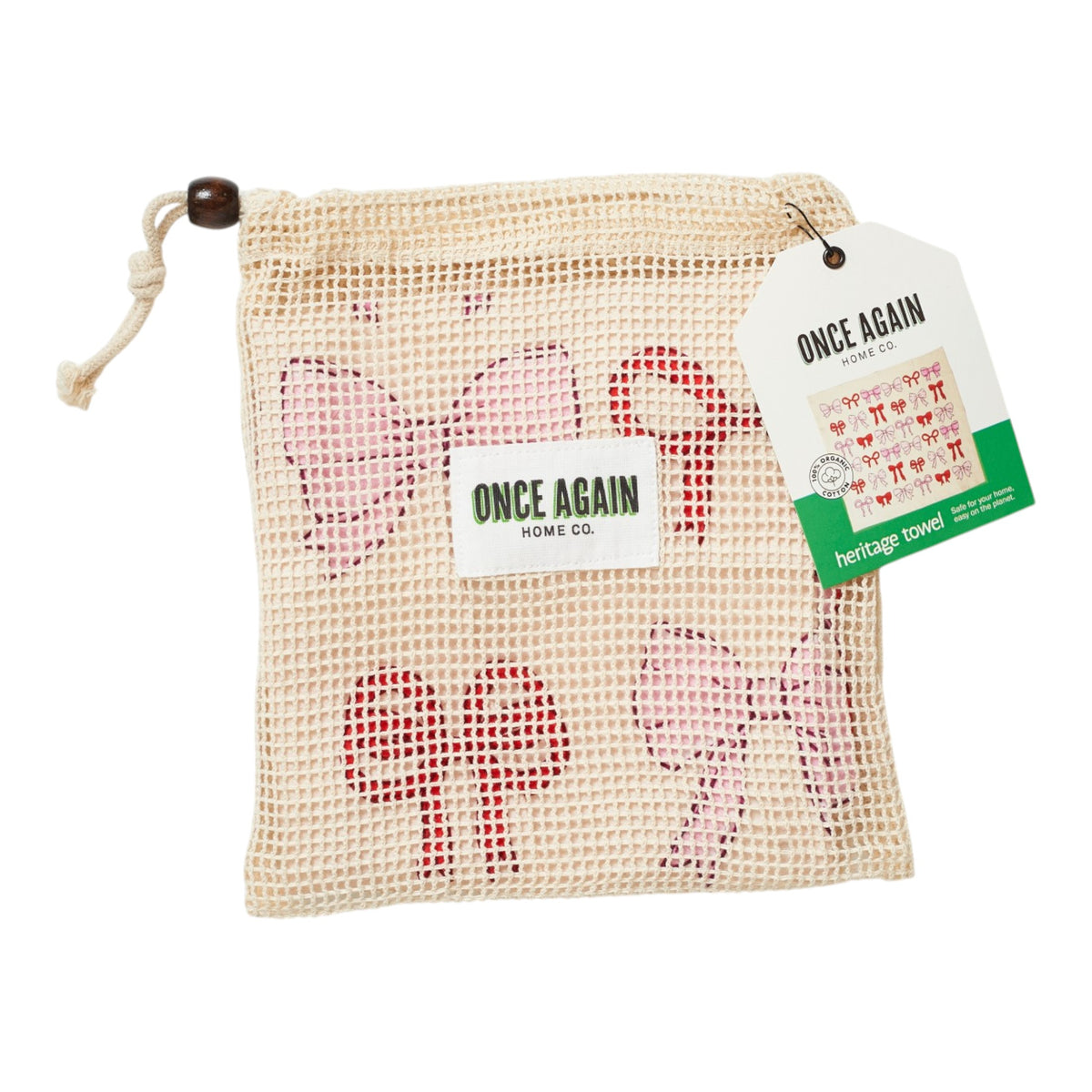 Heritage Organic Towel Set - Bows and Bows