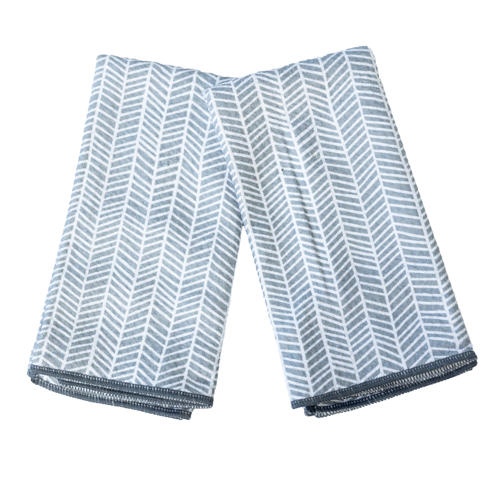 Biggie Towel (set of 2) Branches Table Linens Once Again Home Co. Grey  