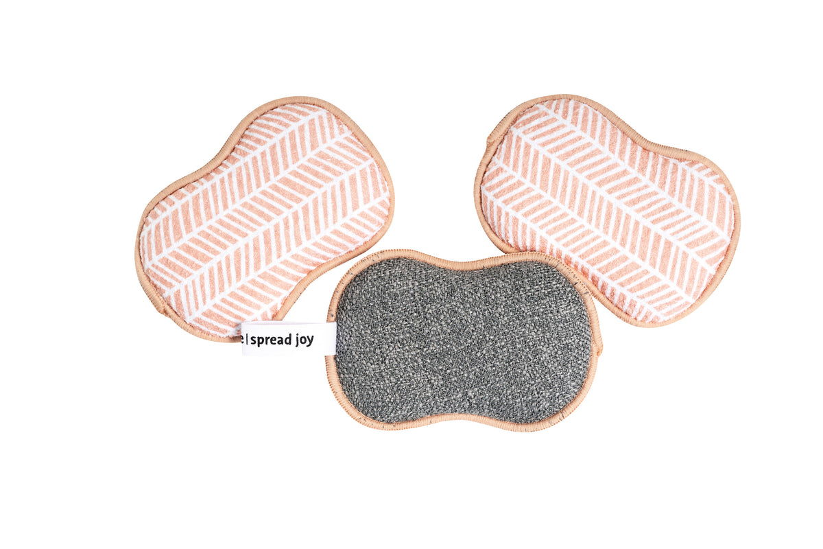 Ready, Set, Go Bundle - Branches Pink Sponges &amp; Scouring Pads Once Again Home Co.   