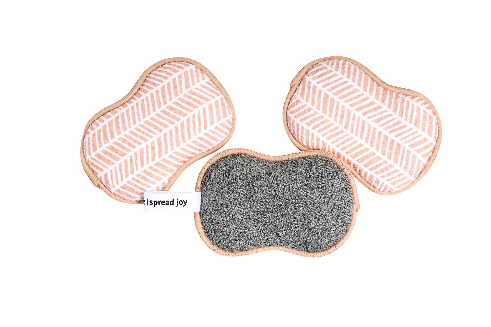 RE:usable Sponges (Set of 3) - Branches Sponges & Scouring Pads Once Again Home Co. Pink  
