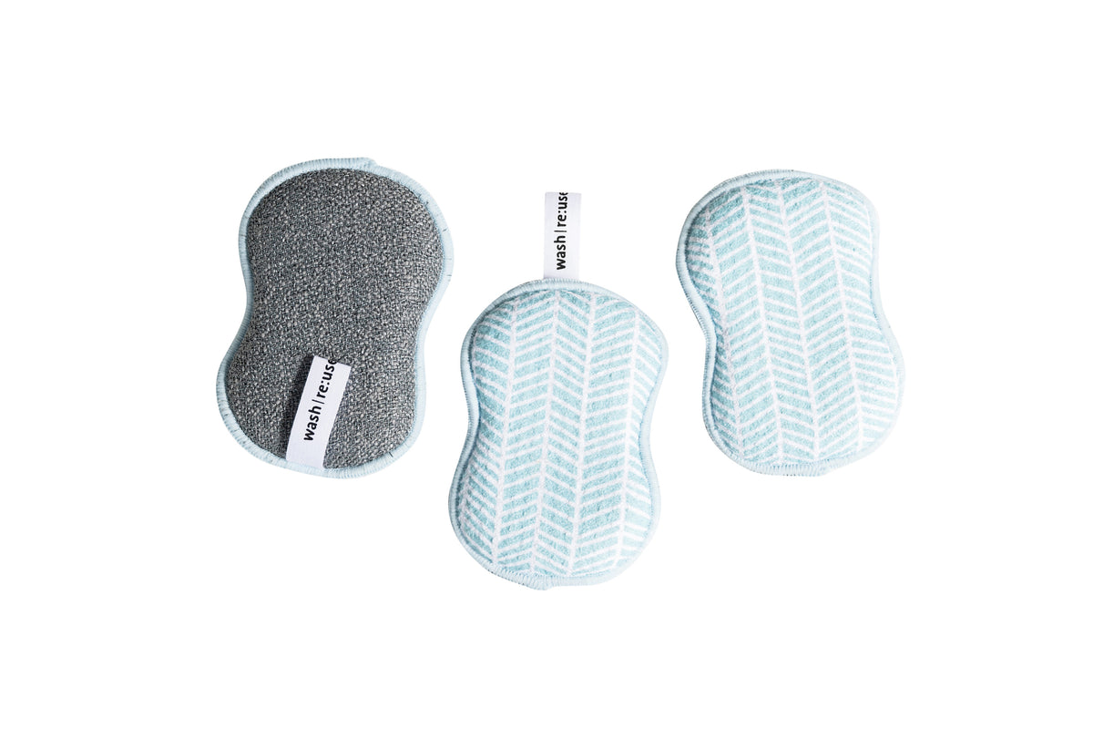 Ready, Set, Go Bundle - Branches Turquoise Sponges &amp; Scouring Pads Once Again Home Co.   