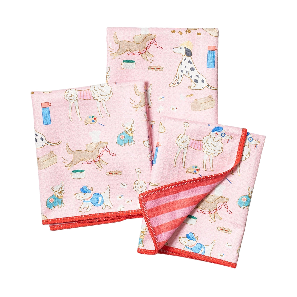 Mighty Mini Towel (Set of 3) Reversible - MT Canine Caper