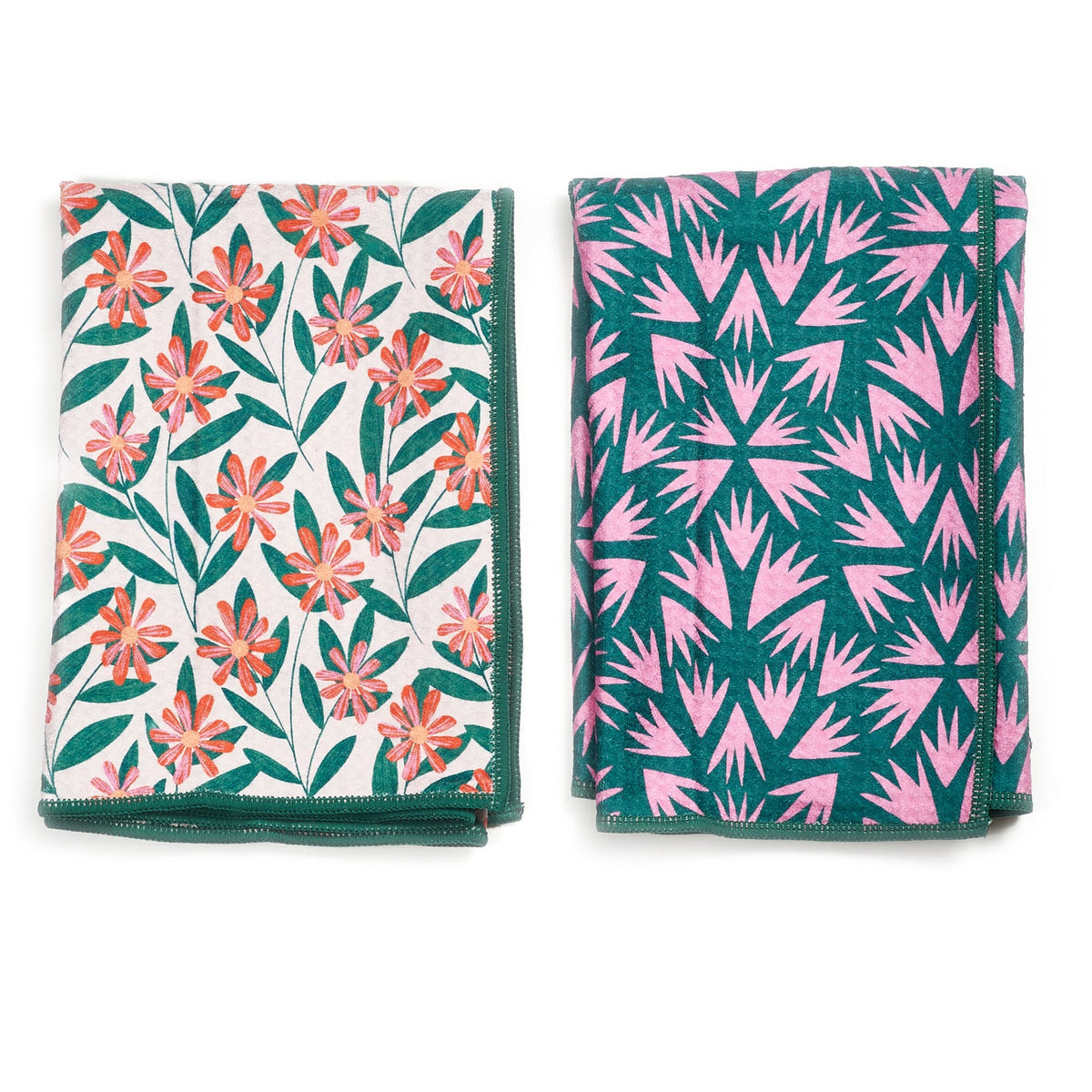 Toalla de doble uso (juego de 2) reversible - RJW Pink Glow 