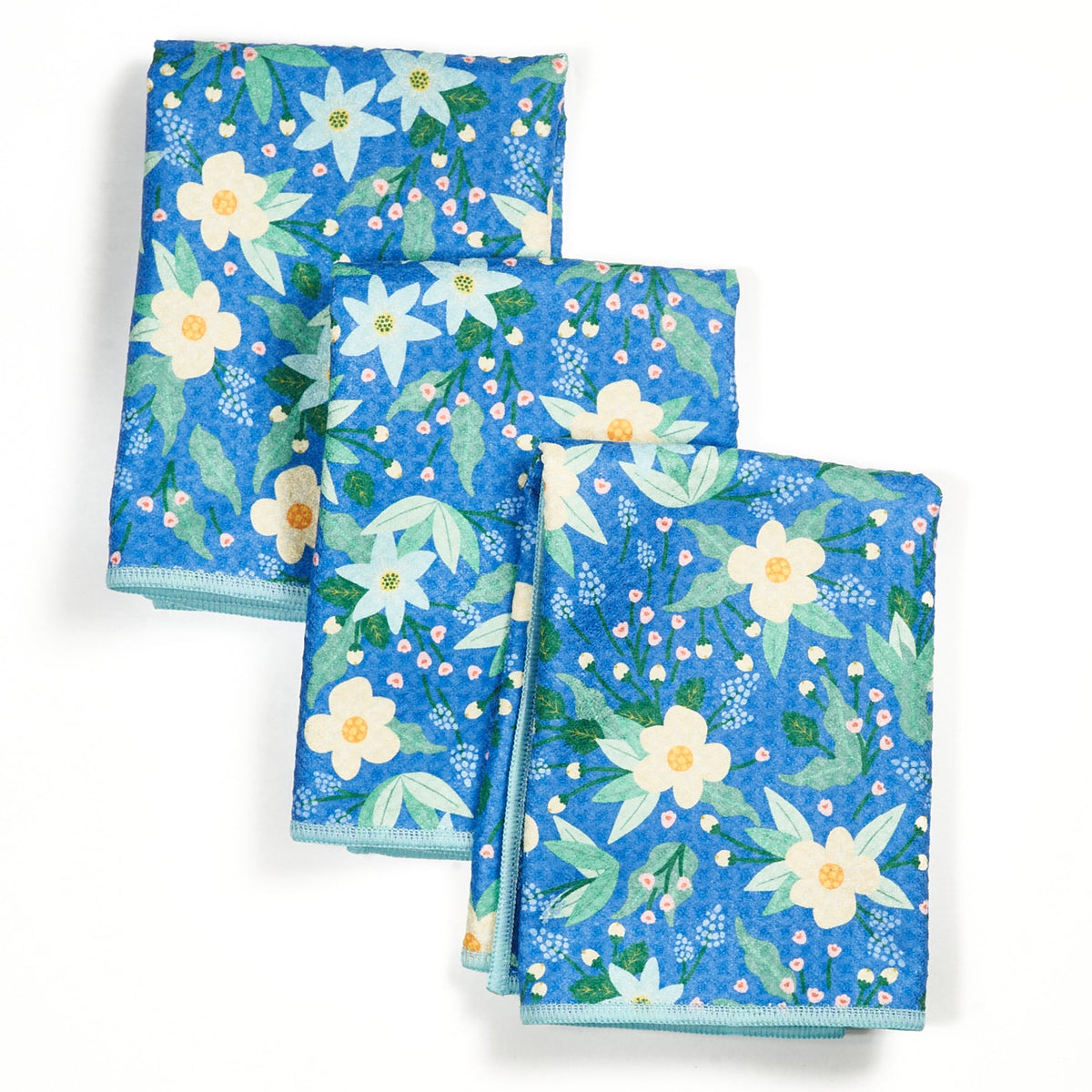 Mighty Mini Towel (Set of 3) Reversible - MT Flower Teapot