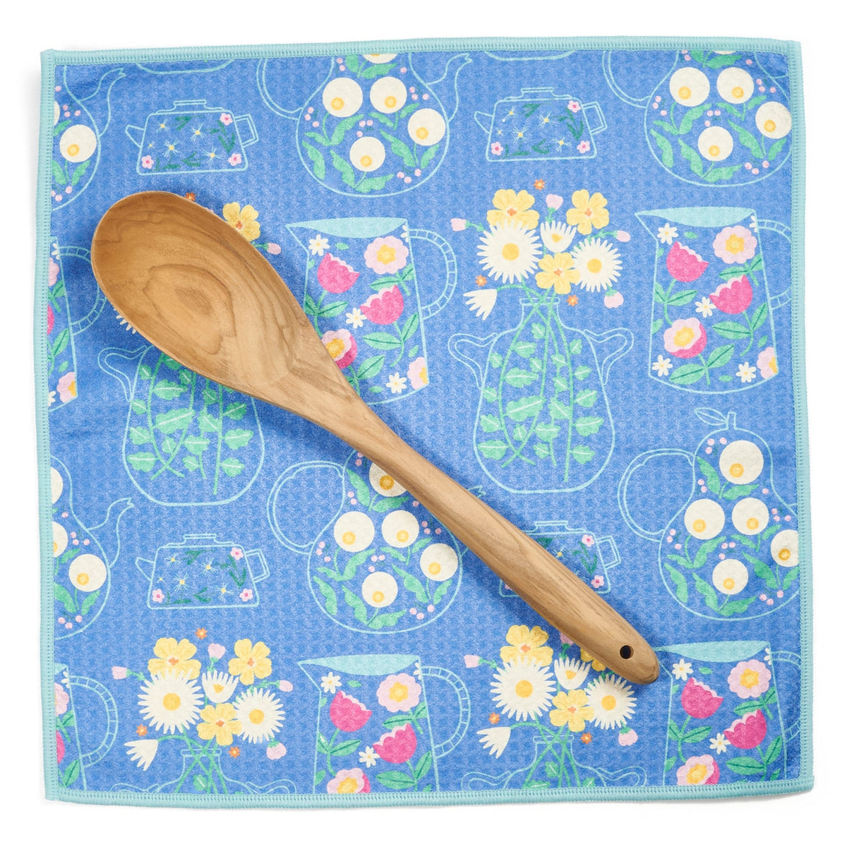 Mighty Mini Towel (Set of 3) Reversible - MT Flower Teapot