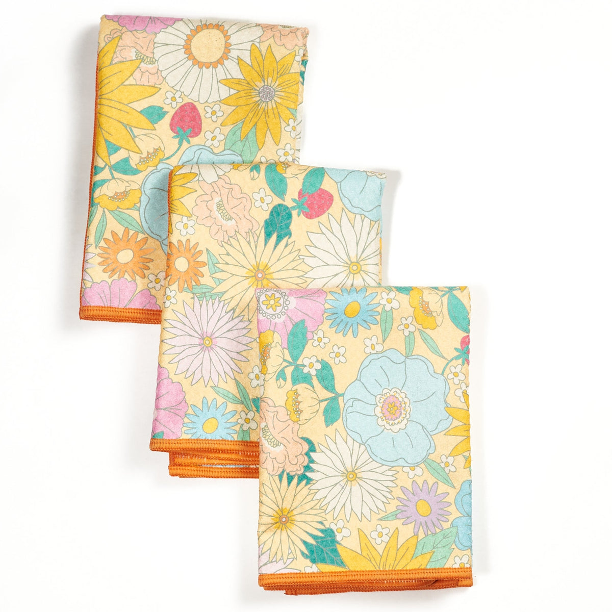 Mighty Mini Towel (Set of 3) Reversible - MT Daisies