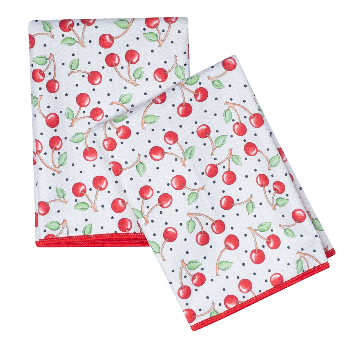 Double Duty Towel (set of 2) Reversible - ME Cherry Harvest