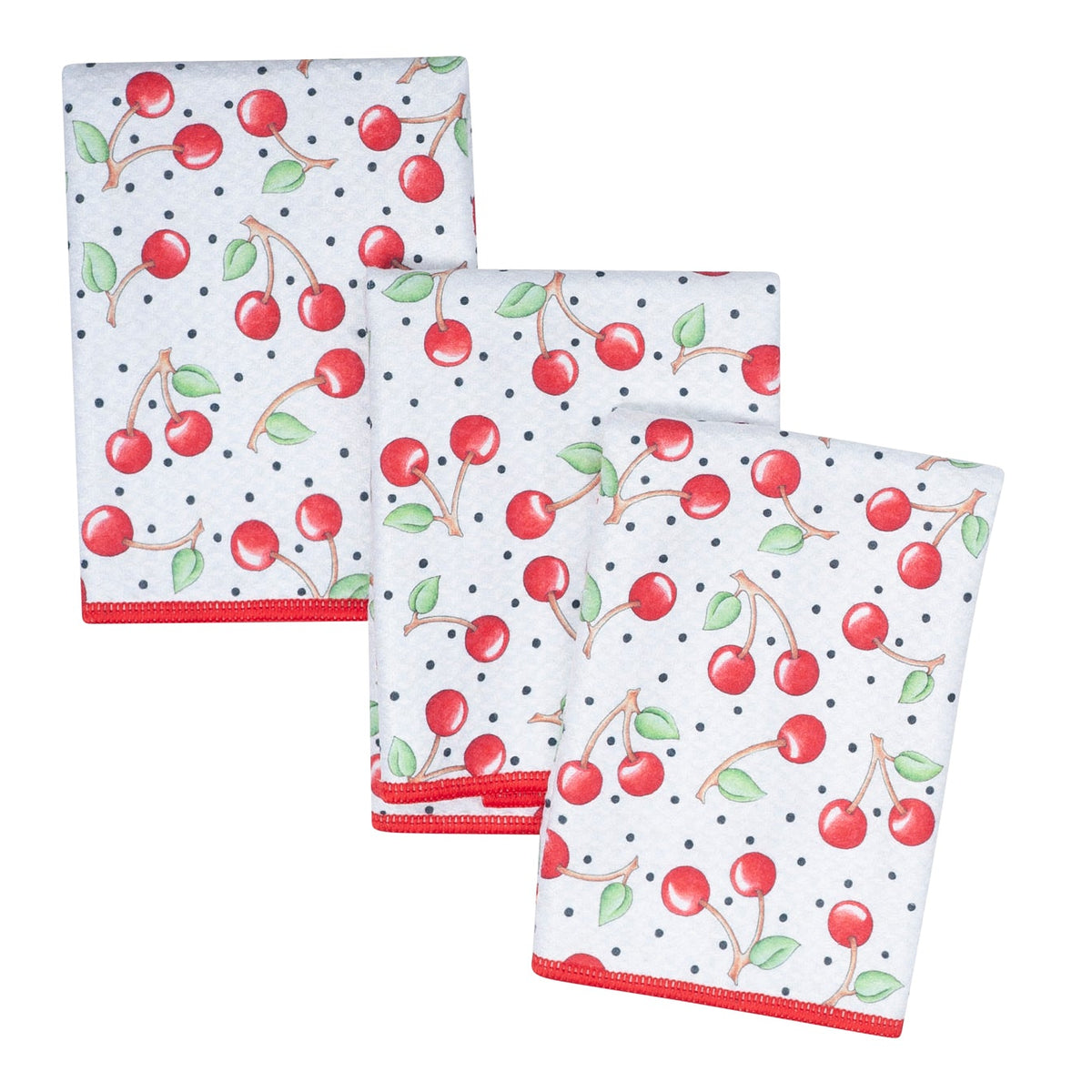 Mighty Mini Towel (Set of 3) Reversible - ME Cherry Harvest