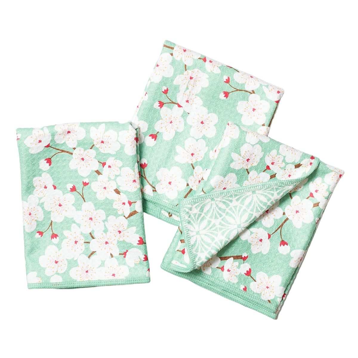 Mighty Mini Towel (Set of 3) Reversible - Signature Collection Cherry Blossom