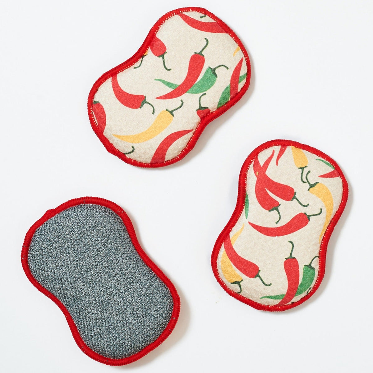 RE:usable Sponges (Set of 3) - Signature Collection Chili Peppers