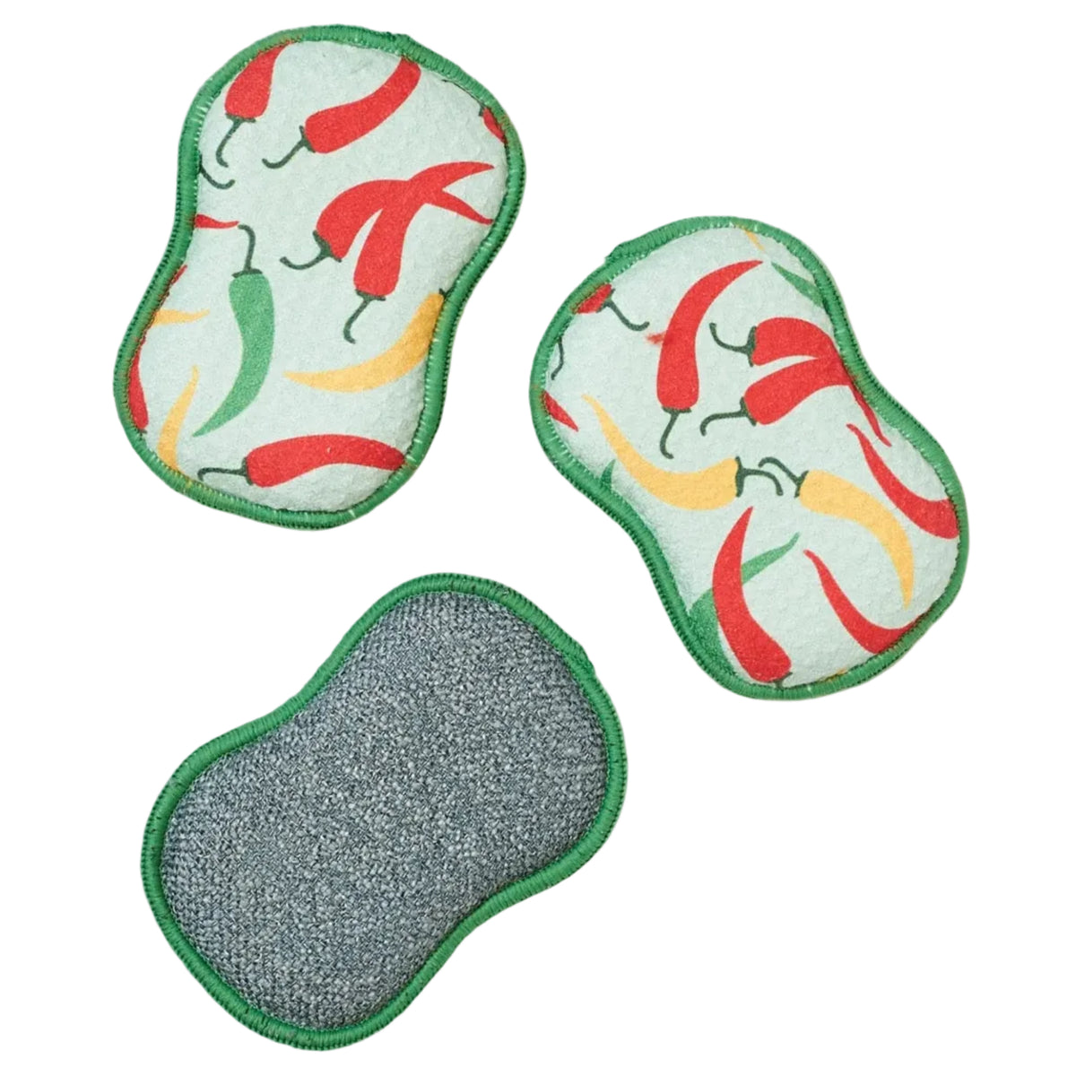 RE:usable Sponges (Set of 3) - Signature Collection Chili Peppers