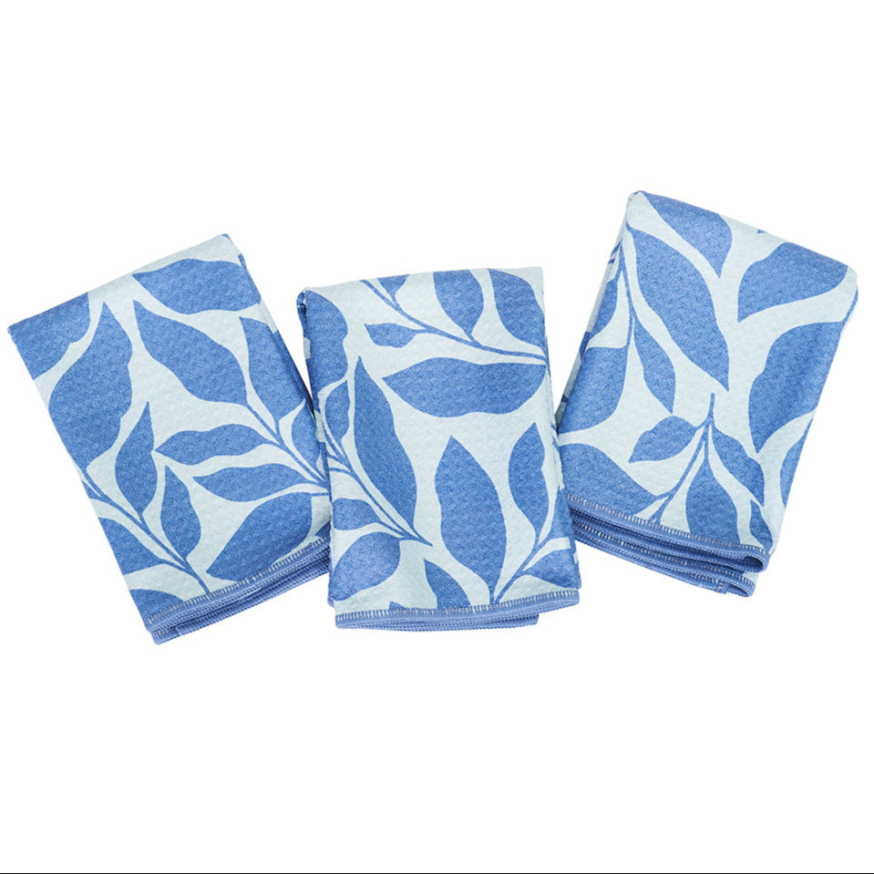 Mighty Mini Towel (Set of 3) Reversible - Nuthatch Cat Club