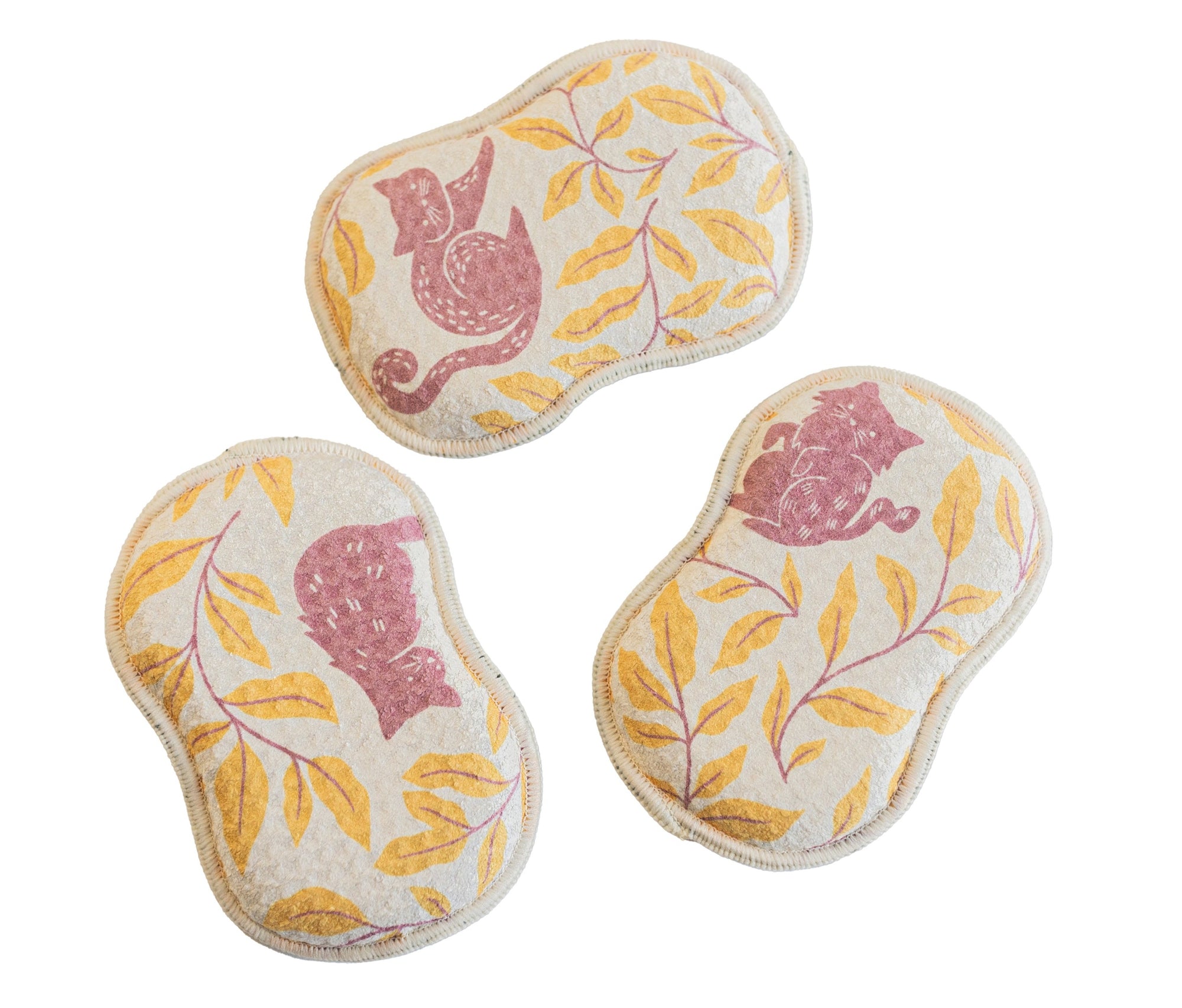 RE:usable Sponges (Set of 3) - Nuthatch Cat Club Sponges & Scouring Pads Once Again Home Co.   