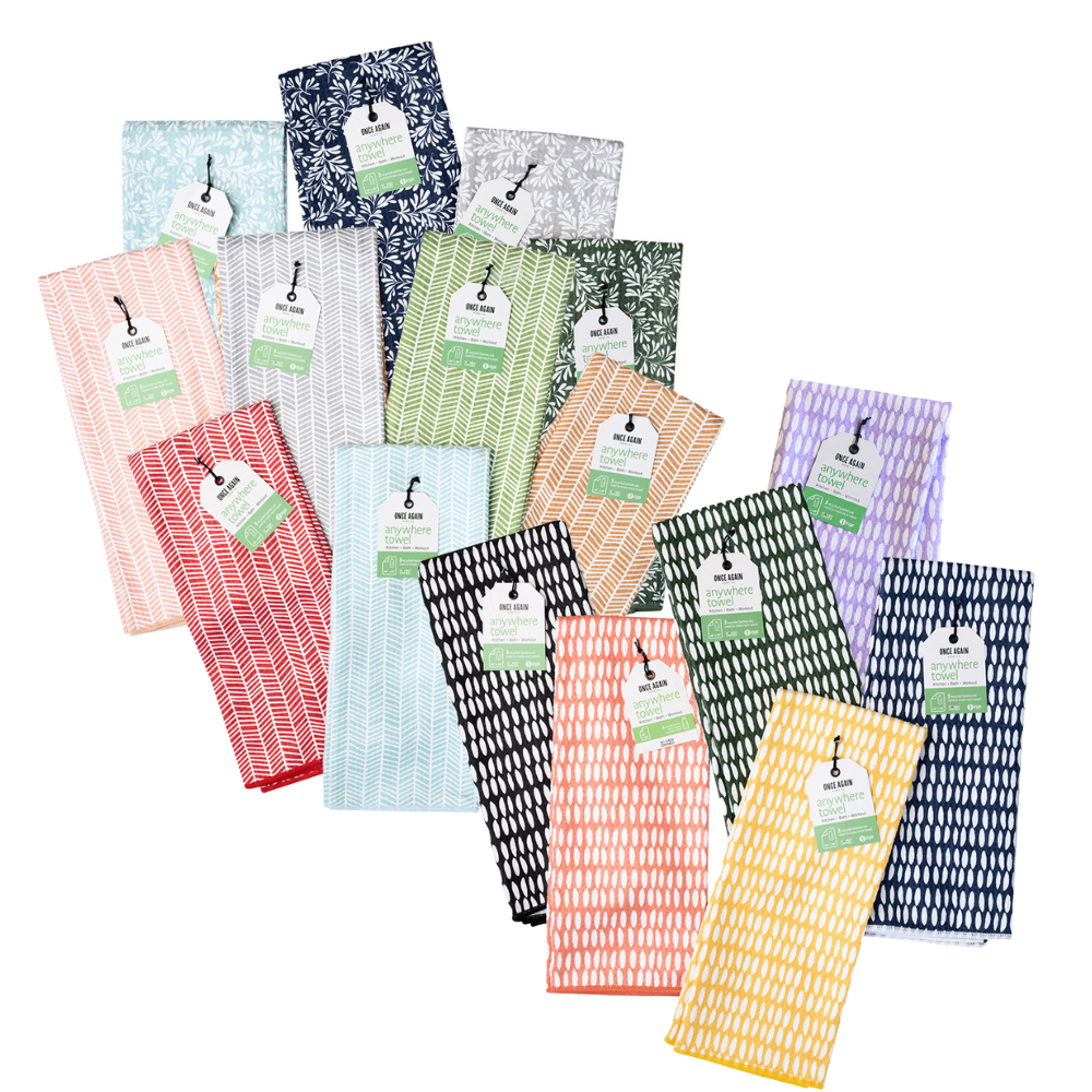 Assorted Anywhere Towel - CORE 12 Kitchen Towels Once Again Home Co.   