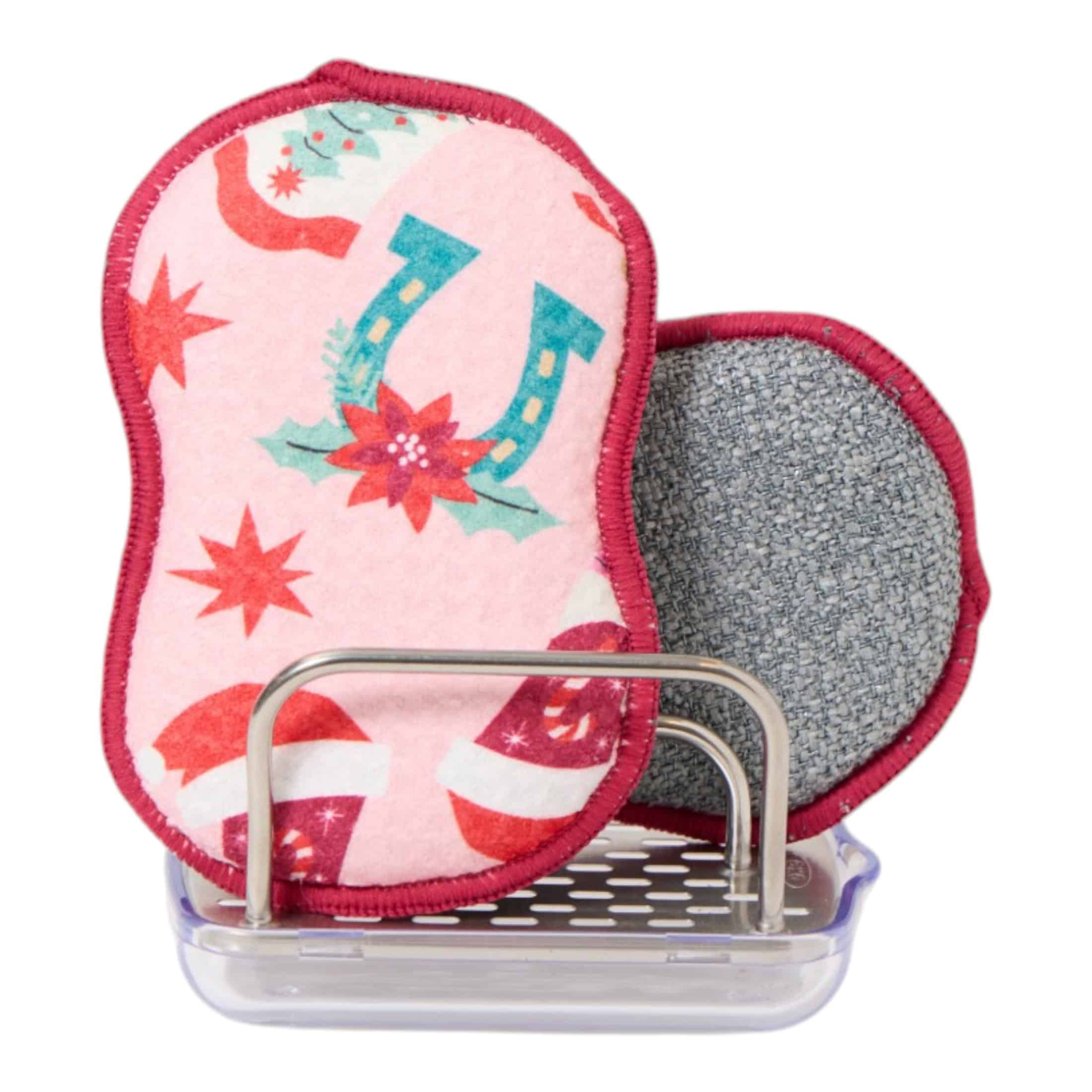 RE:usable Sponges (Set of 3) - Signature Cowgirl Christmas