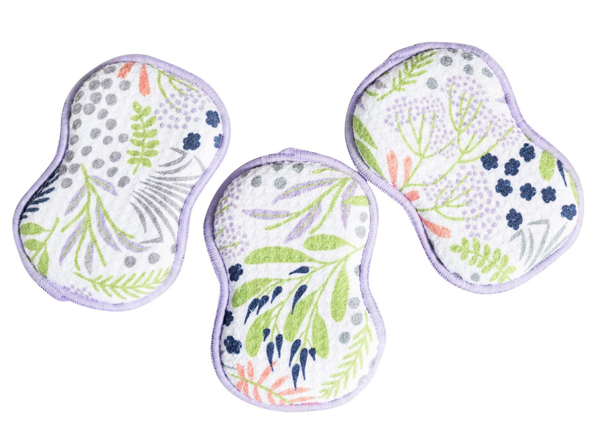 RE:usable Sponges (Set of 3) - Inca Floral