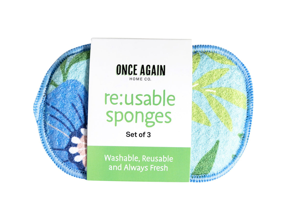 RE:usable Sponges (Set of 3) - Garden Sponges &amp; Scouring Pads Once Again Home Co.   