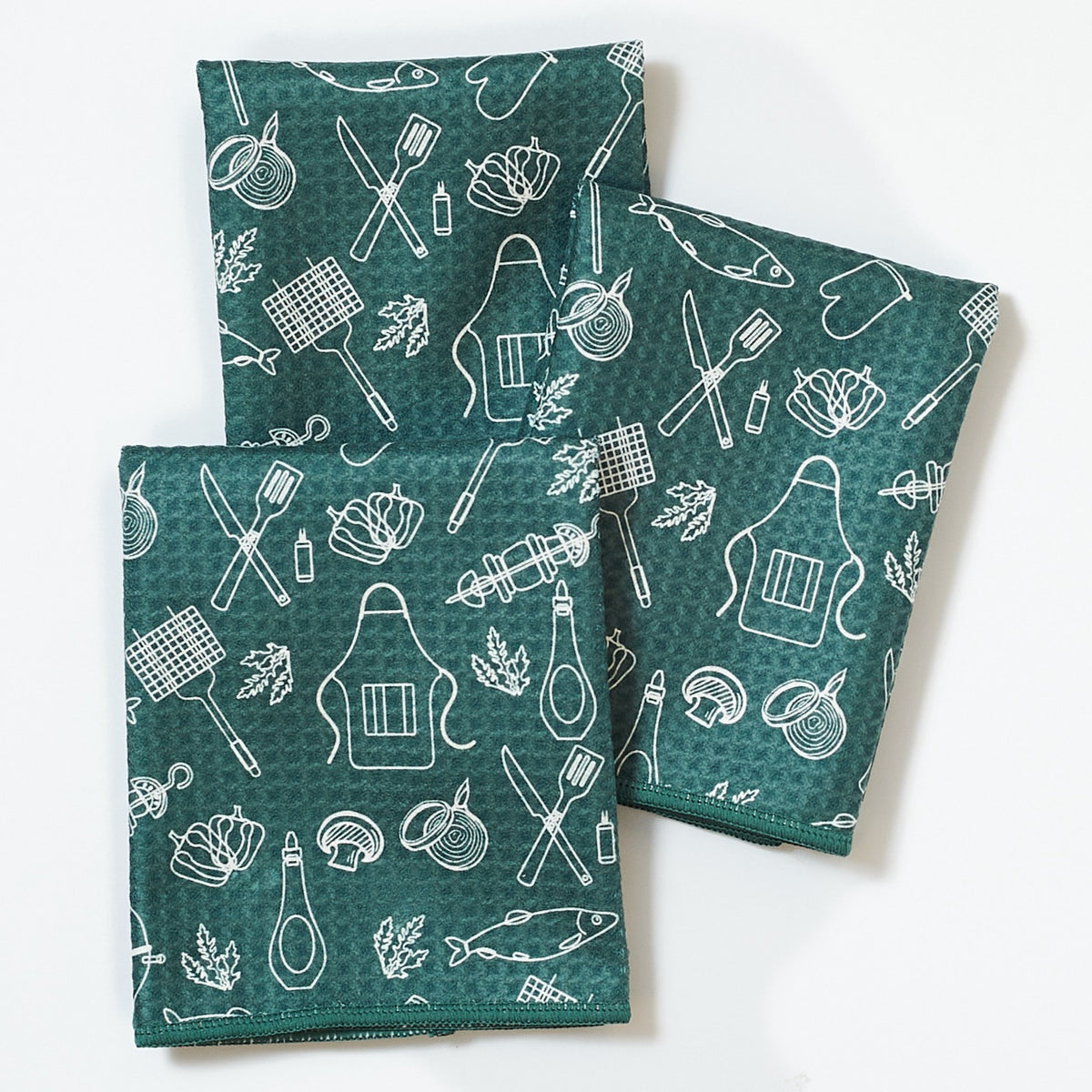 Mighty Mini Towel (Set of 3) Reversible - Signature Collection Dad’s Grill