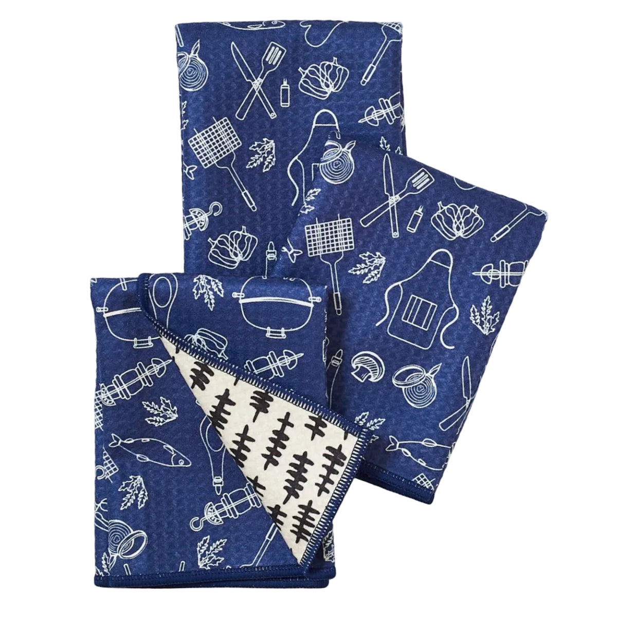 Mighty Mini Towel (Set of 3) Reversible - Signature Collection Dad’s Grill