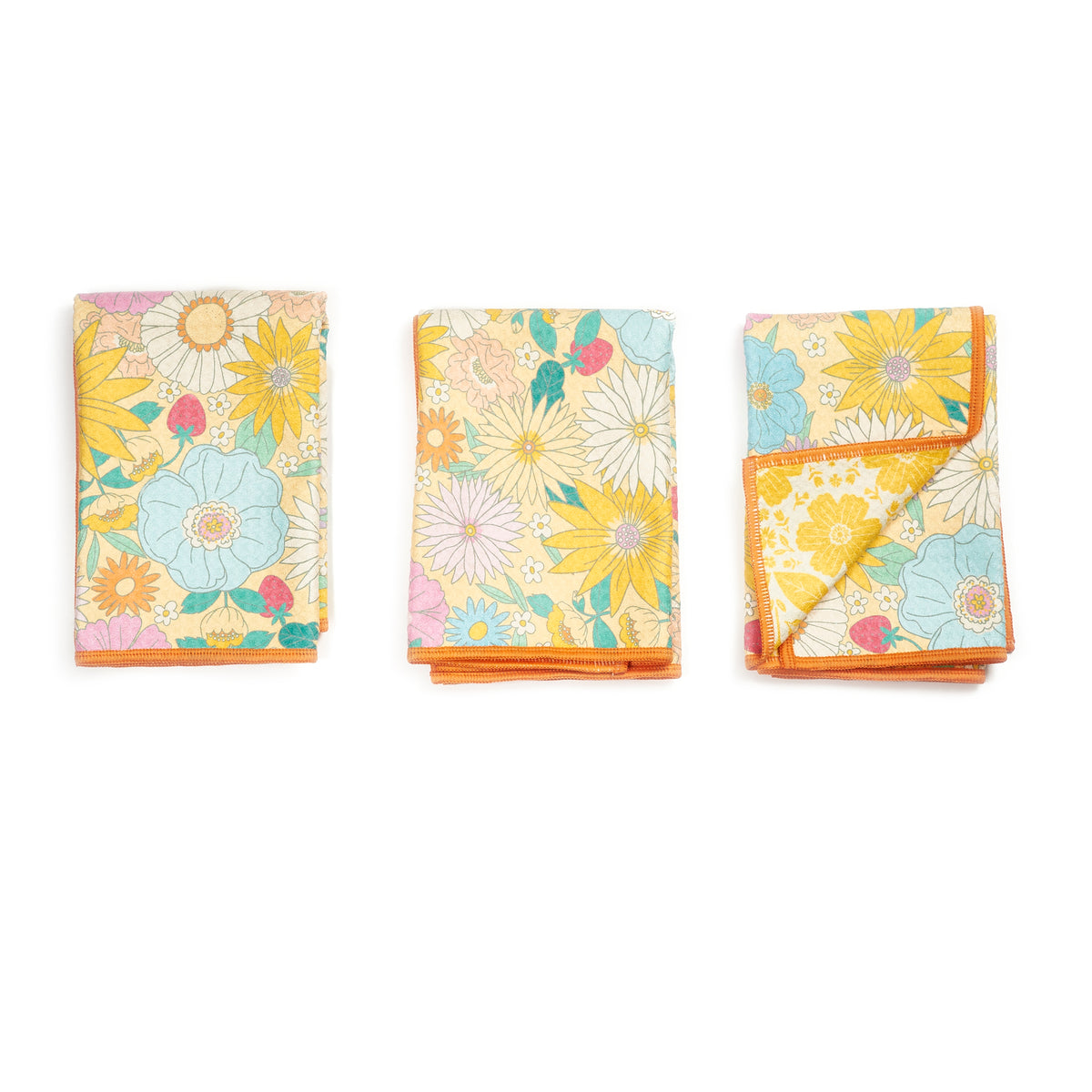 Mighty Mini Towel (Set of 3) Reversible - MT Daisies