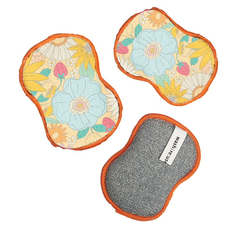 RE:usable Sponges (Set of 3) - MT Daisies