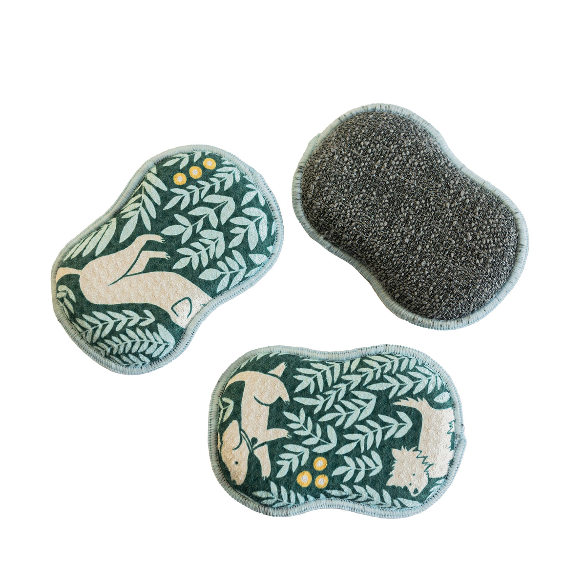 RE:usable Sponges (Set of 3) - Nuthatch Dog Park Sponges &amp; Scouring Pads Once Again Home Co.   