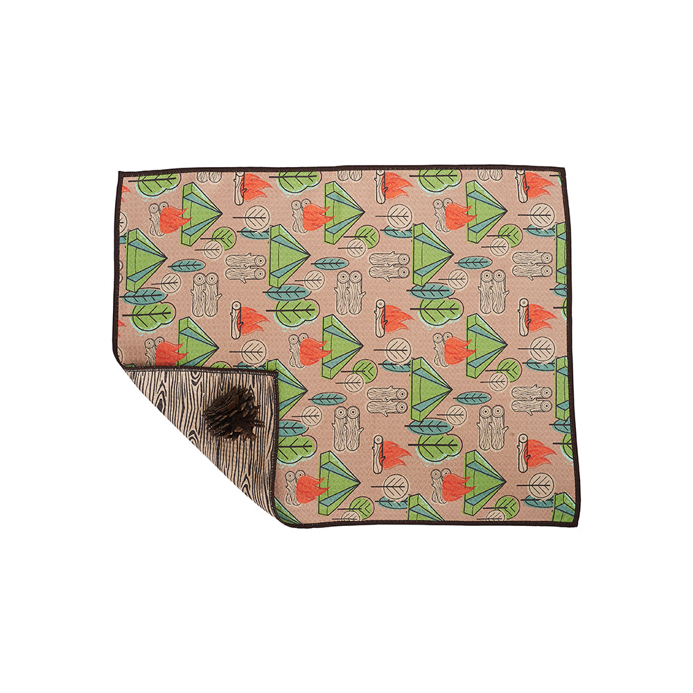 Enjoy Towel - Campfire Fitness Towel Once Again Home Co. Khaki  