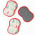 Three washable sponges with Falalala text on a white background