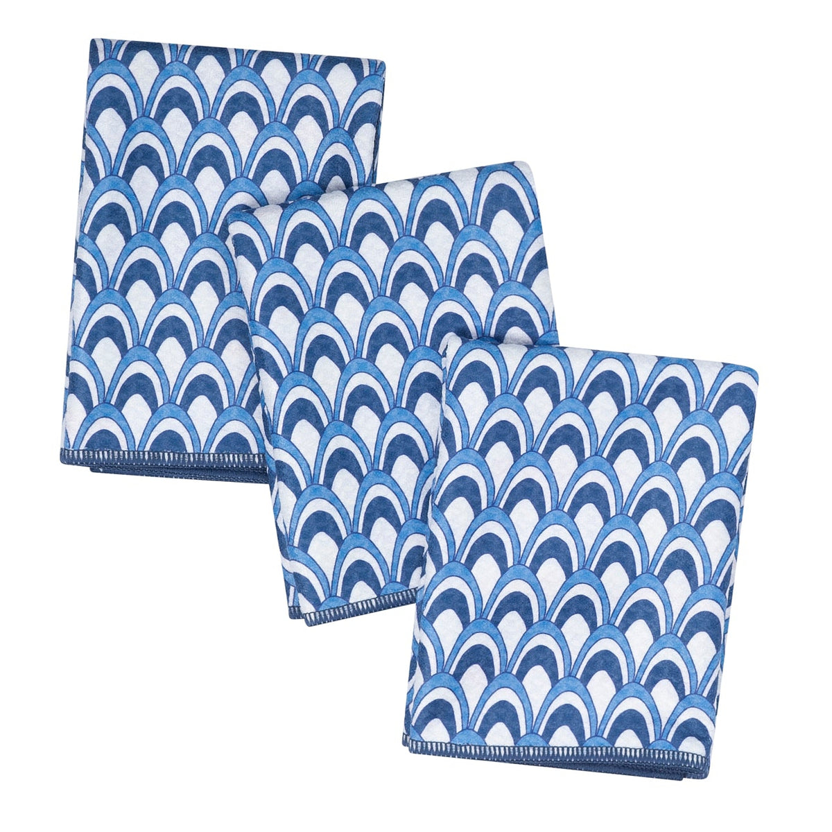 Mighty Mini Towel (Set of 3) Reversible - KN Fish
