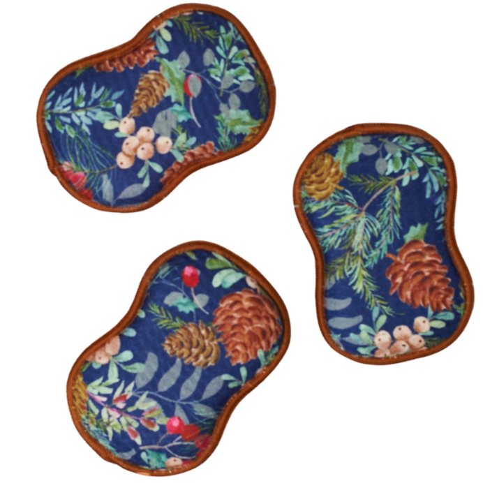 RE:usable Sponges (Set of 3) - Festive Pine
