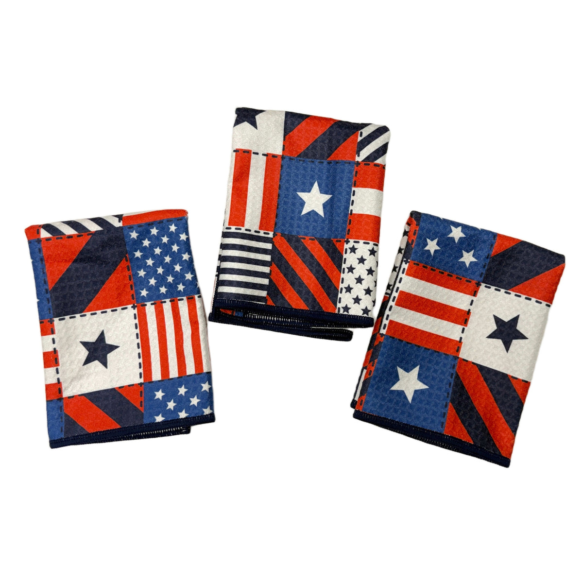 Mighty Mini Towel (Set of 3) - Signature Collection Flag Quilt