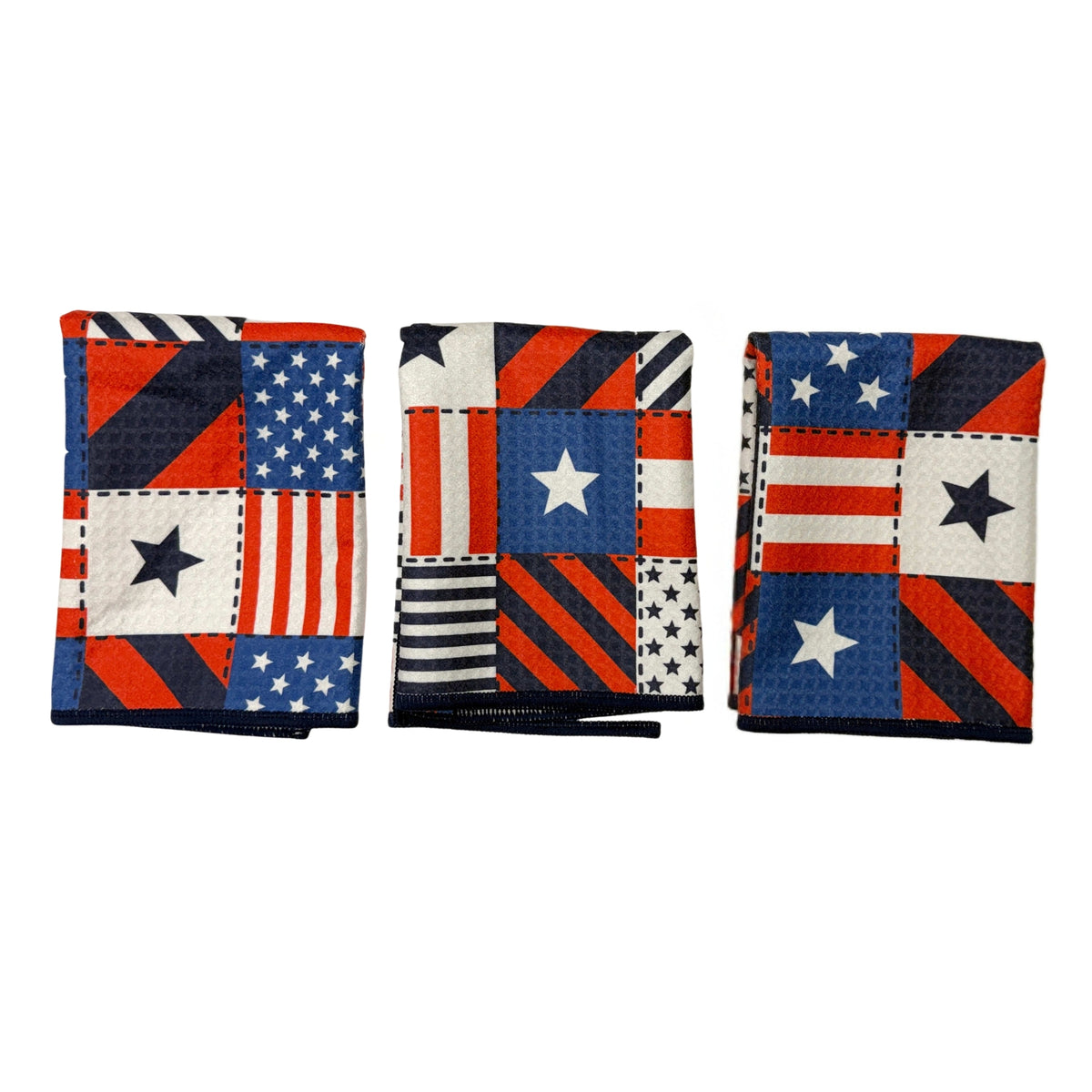 Mighty Mini Towel (Set of 3) - Signature Collection Flag Quilt