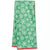 Folded tea towel with Christmas-themed pattern on a white background