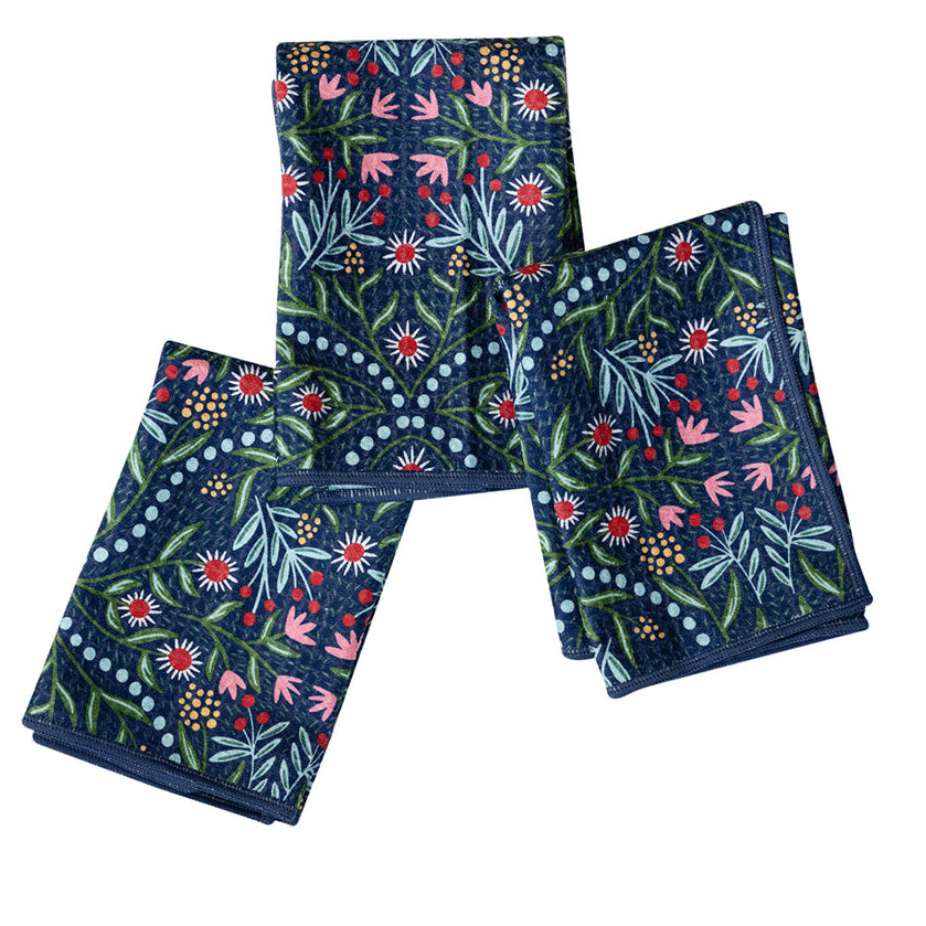 Mighty Mini Towel (Set of 3) Reversible - RJW Glitz Kitchen Towels Once Again Home Co.   