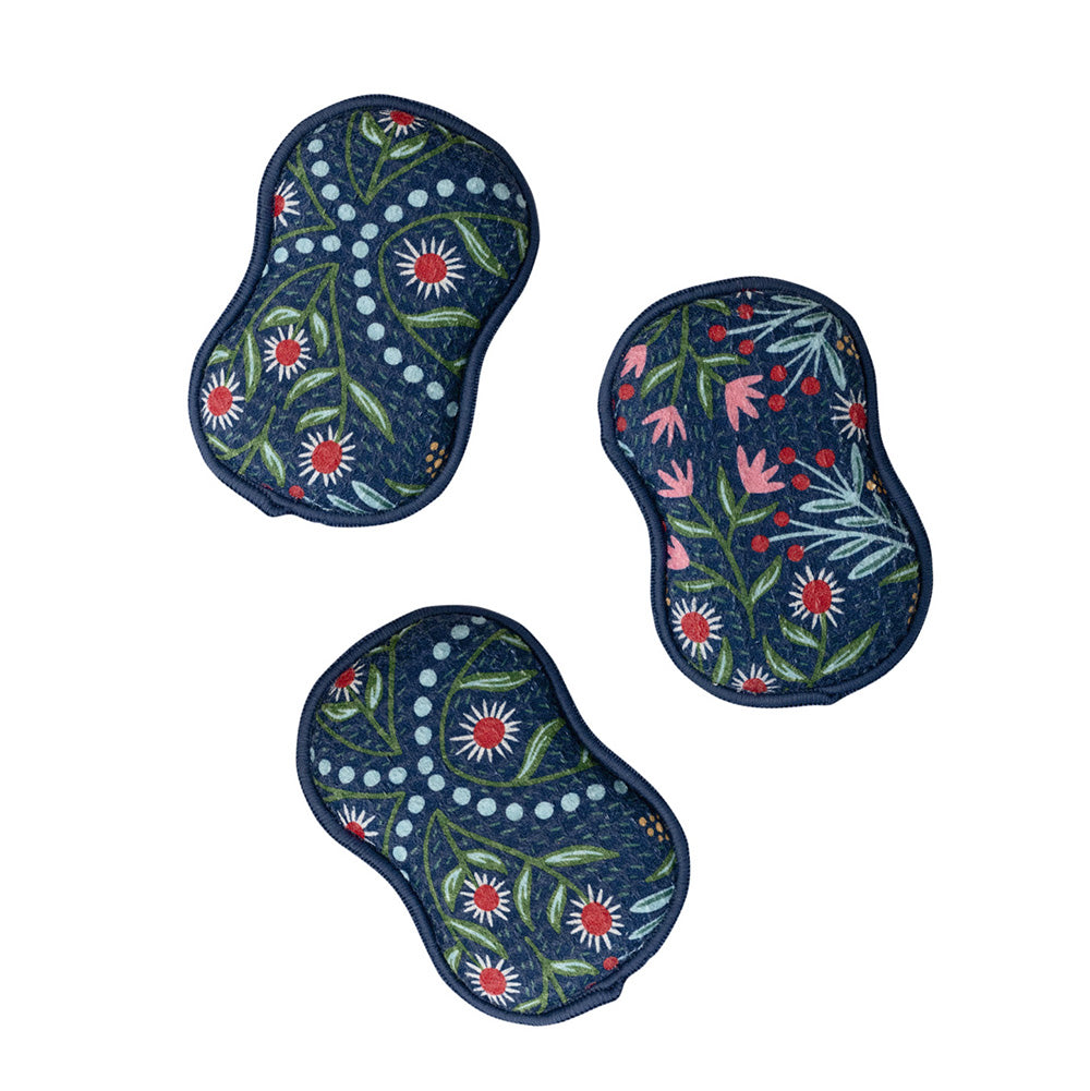 Assorted RE:usable Sponges (Set of 3) - Rebecca Jane Woolbright Collection