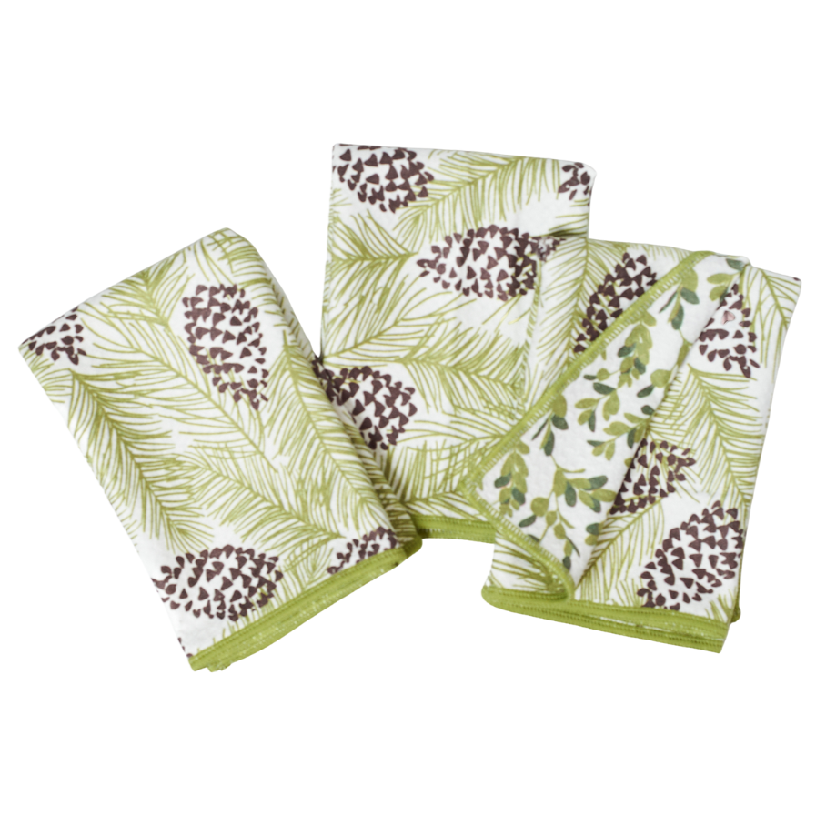 Mighty Mini Towel (Set of 3) Reversible - KN Greens