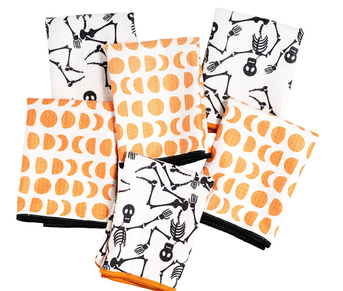 Mighty Mini Towel (Set of 3) - Halloween Skeleton