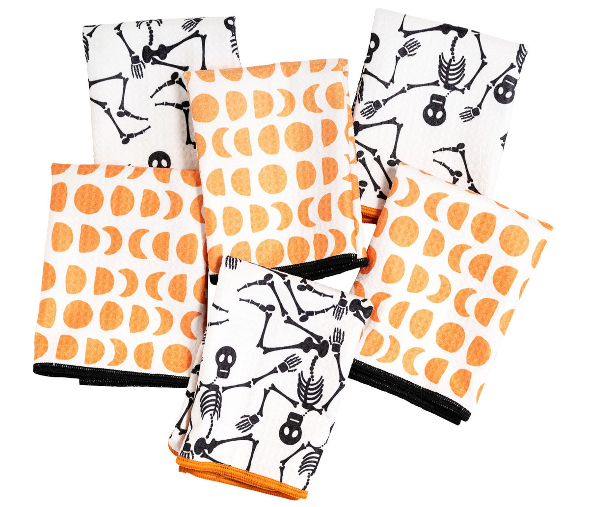 Assorted Mighty Mini Towel (Set of 3) - Skeleton Moon