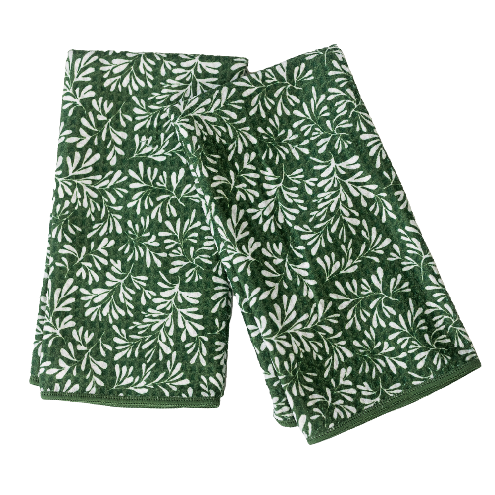 Biggie Towel (set of 2) Herbage Table Linens Once Again Home Co. Garden Green  
