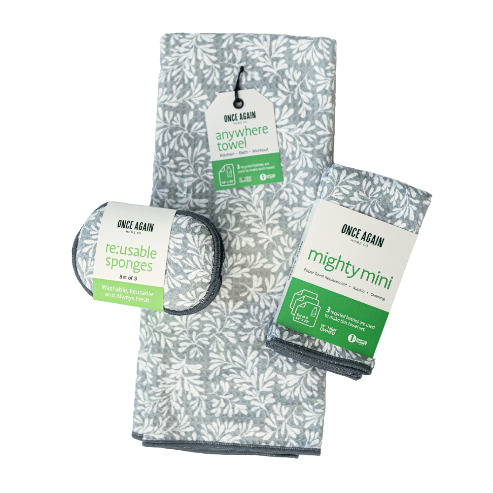 Ready, Set, Go Bundle - Herbage in Grey Sponges &amp; Scouring Pads Once Again Home Co.   