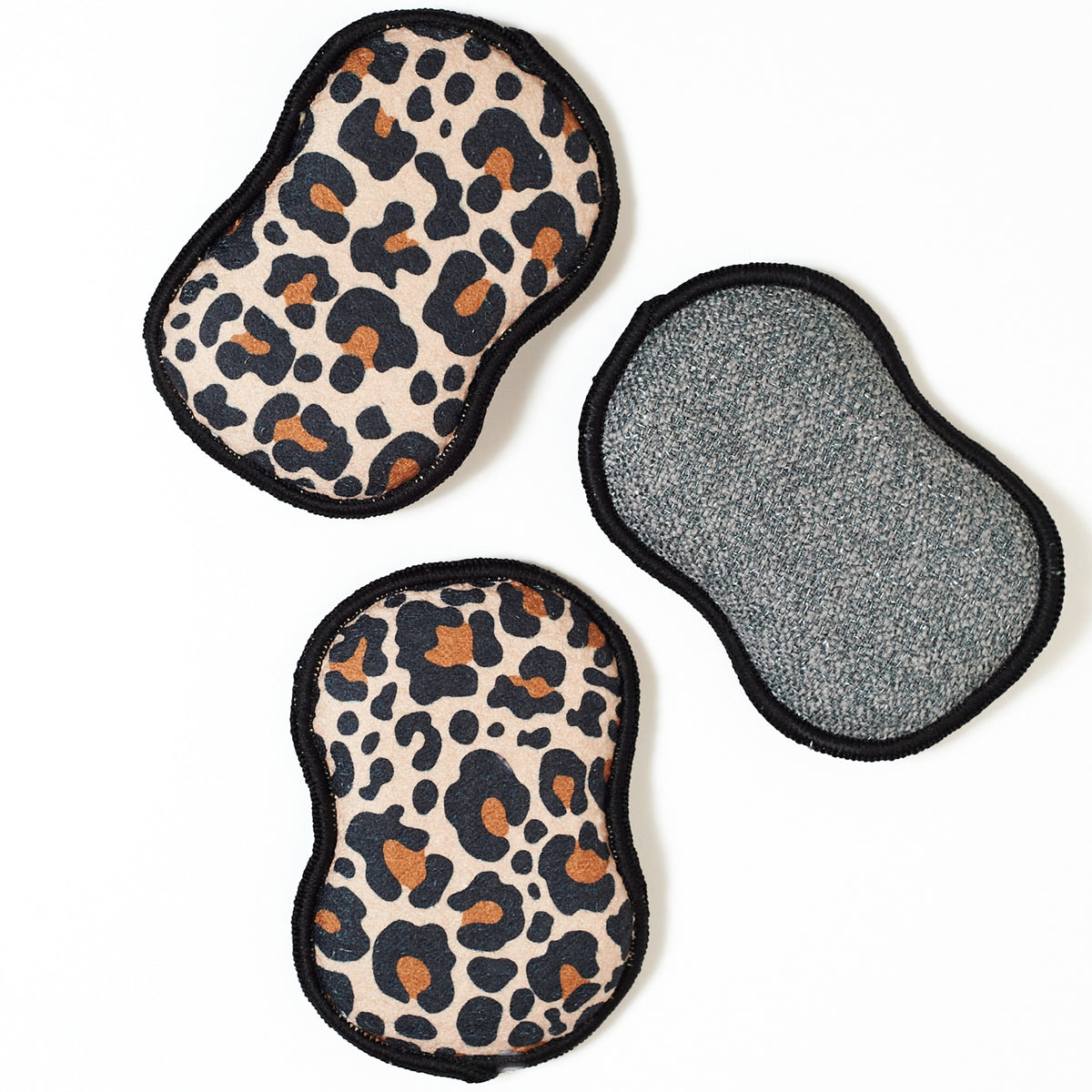 RE:usable Sponges (Set of 3) - Leopard