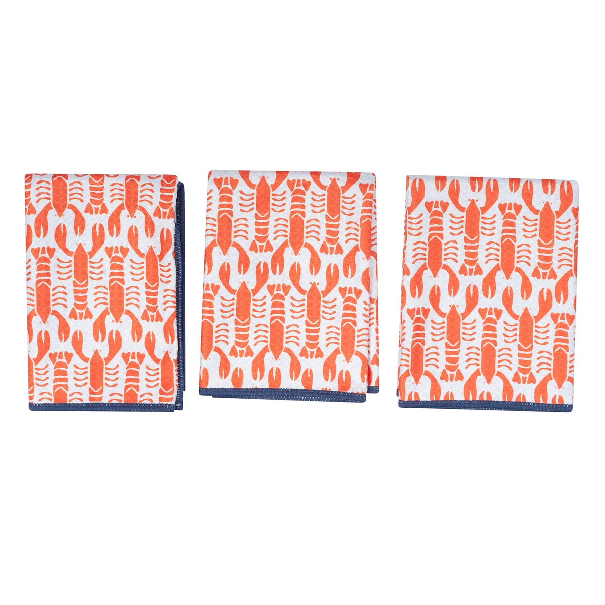 Mighty Mini Towel (Set of 3) Reversible - KN Lobster