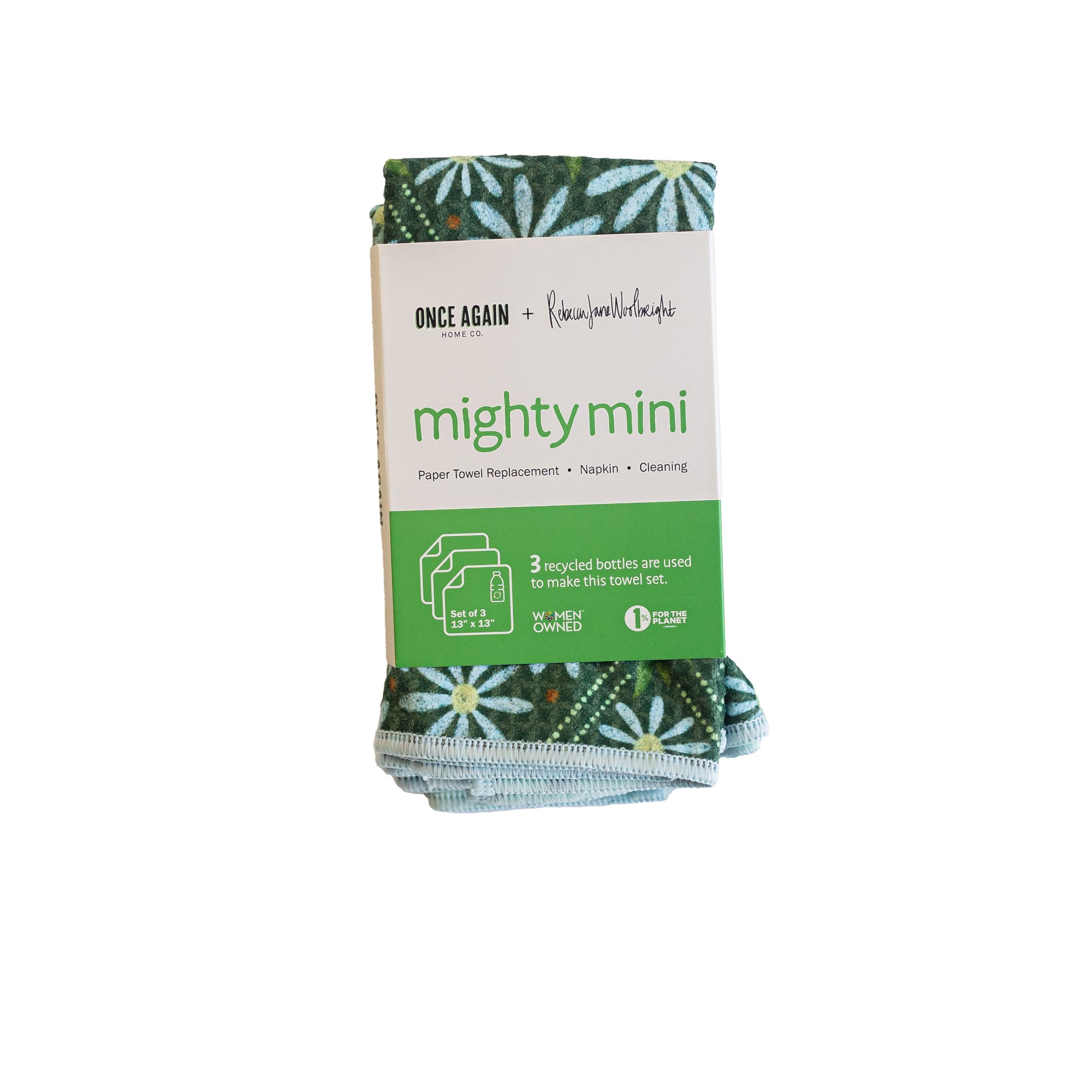 Mighty Mini Towel (Set of 3) - RJW First Light Kitchen Towels Once Again Home Co. Eden Green  