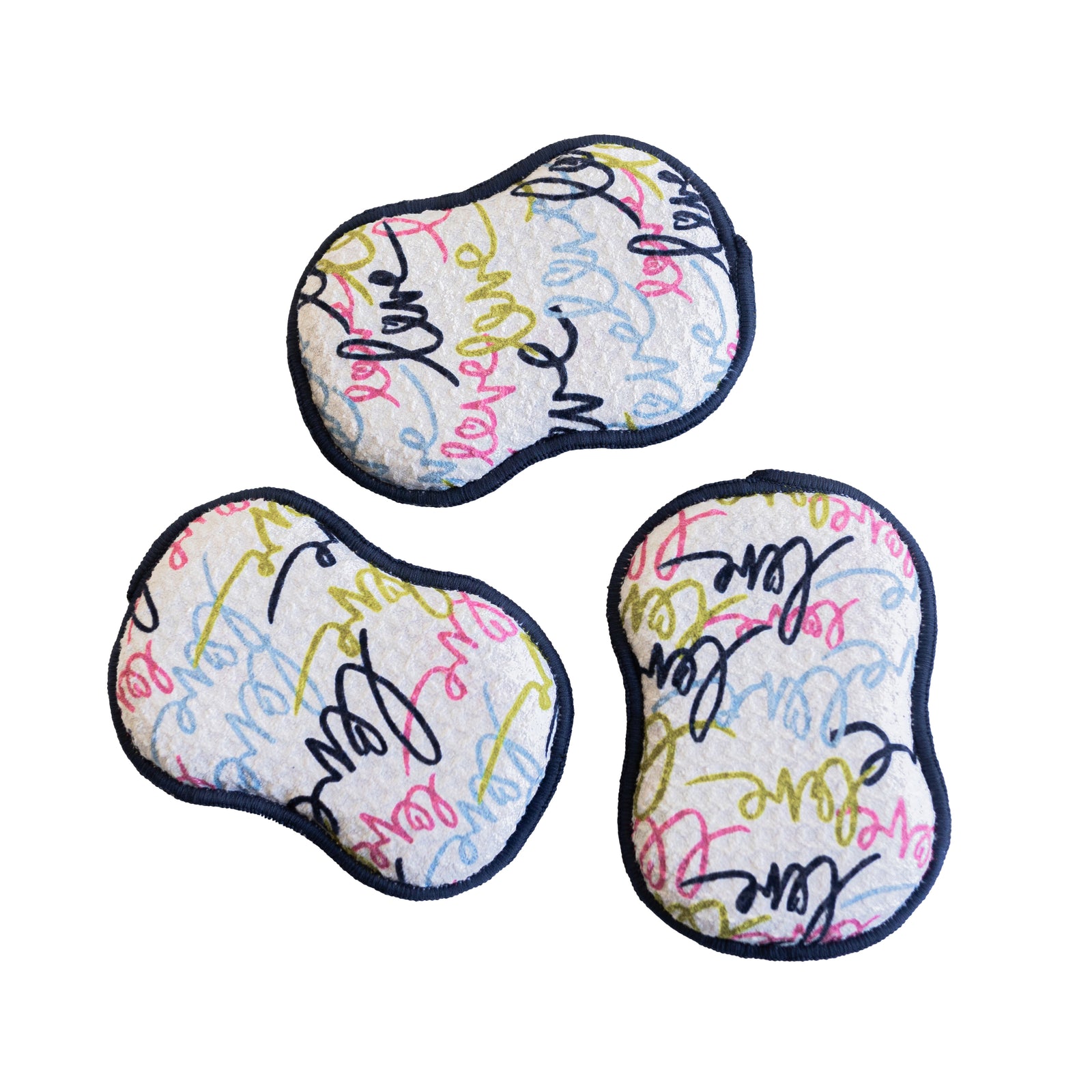 RE:usable Sponges (Set of 3) - HGC Love Sponges & Scouring Pads Once Again Home Co. Multicolor  